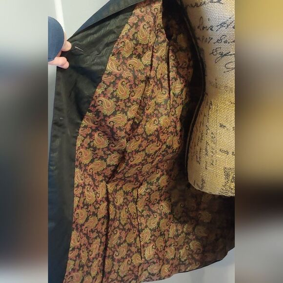 J. Richards International Long Wool Raincoat Sz 12 - Picture 10 of 15